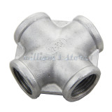 Cross 1/2 NPT Thread Female Coupling Connector Homebrew Hardware Pump Fitting