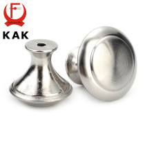 20PCS KAK Cabinet Handle Stainless Steel Circle Round Handles Drawer Furniture Wardrobe Knobs Pull Handle Furniture Hardware