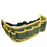 Canvas Toolkit Multifunctional Waist Bag Waterproofing / Wear-resisting Electrical Hardware Mechanic's Repair Hand Tool Bag