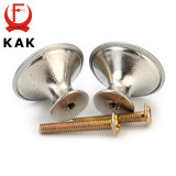 20PCS KAK Cabinet Handle Stainless Steel Circle Round Handles Drawer Furniture Wardrobe Knobs Pull Handle Furniture Hardware