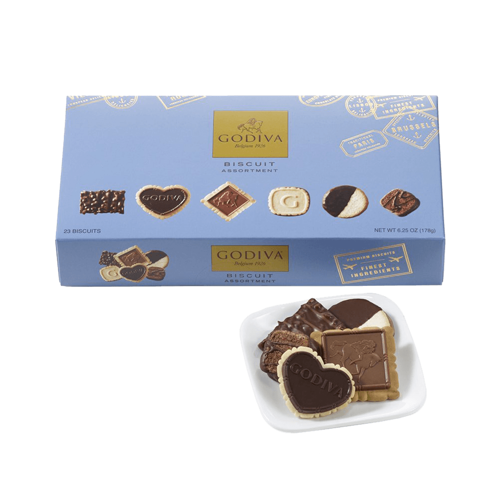 Godiva Chocolatier Chocolate Biscuit Box 36 Count