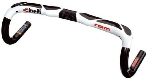 CINELLI RAM/RAM2 碳纖維跑車車頭~31.8~白黑色~40CM / CINELLI RAM/RAM2 CAR ROAD HANDLEBAR31.8~WH/BK~40CM
