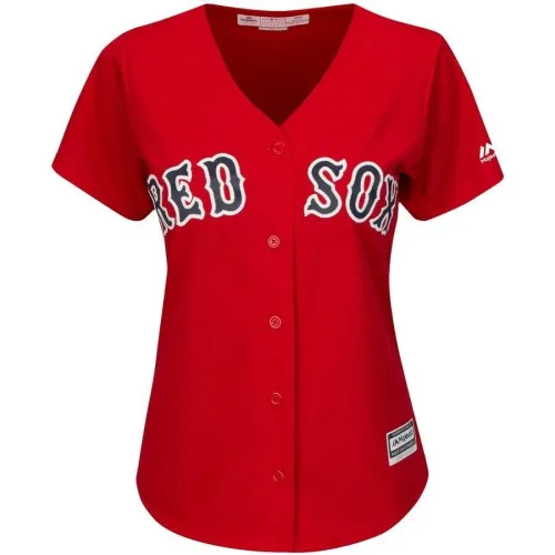 Women's Mookie Betts Boston Red Sox Majestic Alternate Cool Base Player Jersey Scarlet