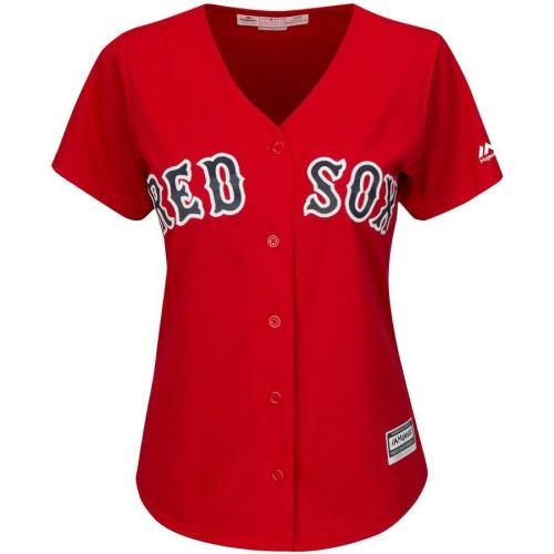 Women's Mookie Betts Boston Red Sox Majestic Alternate Cool Base Player Jersey Scarlet