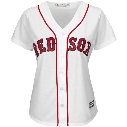 Women's Mookie Betts Boston Red Sox Majestic Cool Base Player Jersey White