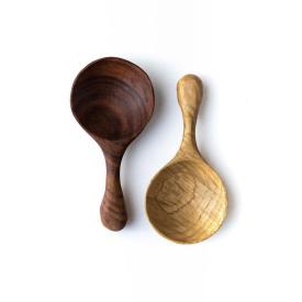 Hand-carved Coffee Scoop