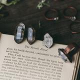 Smokey Raw Crystal Ring