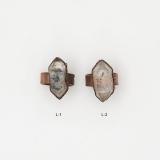 Smokey Raw Crystal Ring
