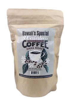 Waialua Coffee - Dark Roast, 8 oz - Whole Bean