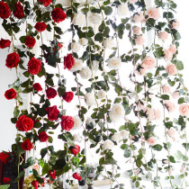 New Australia 1.8m silk rose flower vine hight quality artificial decorative rose Rattan wedding background decoration 1pcs