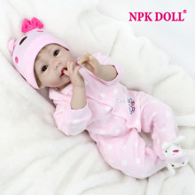 NPKDOLL Handmade 55 CM Realistic Silicone Vinyl Baby Dolls