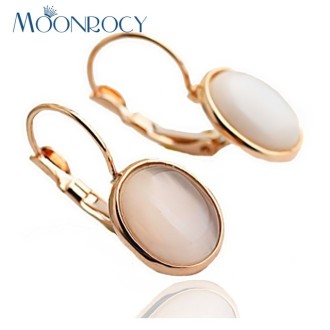 MOONROCY Free Shipping Fashion Earrings Jewelry Trendy Rose Gold Color