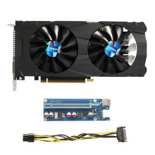 Brand New Yeston RX550 4G GDDR5 Graphics Card 14nm 1183MHz 128Bit With HDMI DP DVI 512SP Double Silent Temperature Control Fans