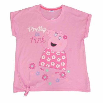 Mummy Pig 'Pretty in Pink' Waist Tie T-Shirt
