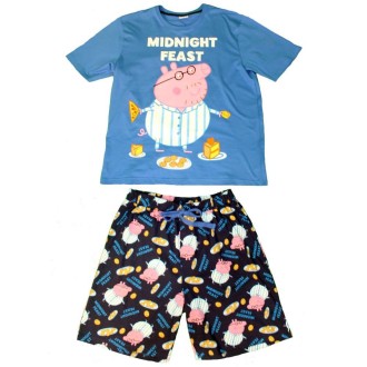 Daddy Pig Men's 'Midnight Feast' PJ  Loungewear Set