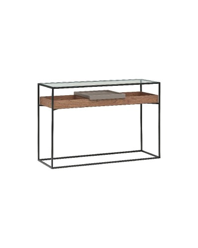 Floating Console Table and Tray