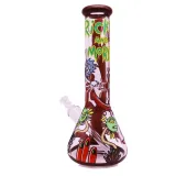 Rick and Morty Glass Water Pipe