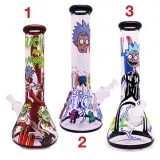 Rick and Morty Glass Water Pipe