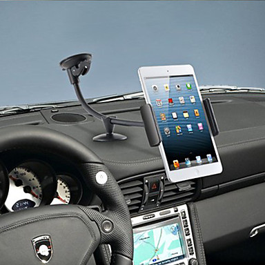 A cell phone, a iPad, a stenting on a car