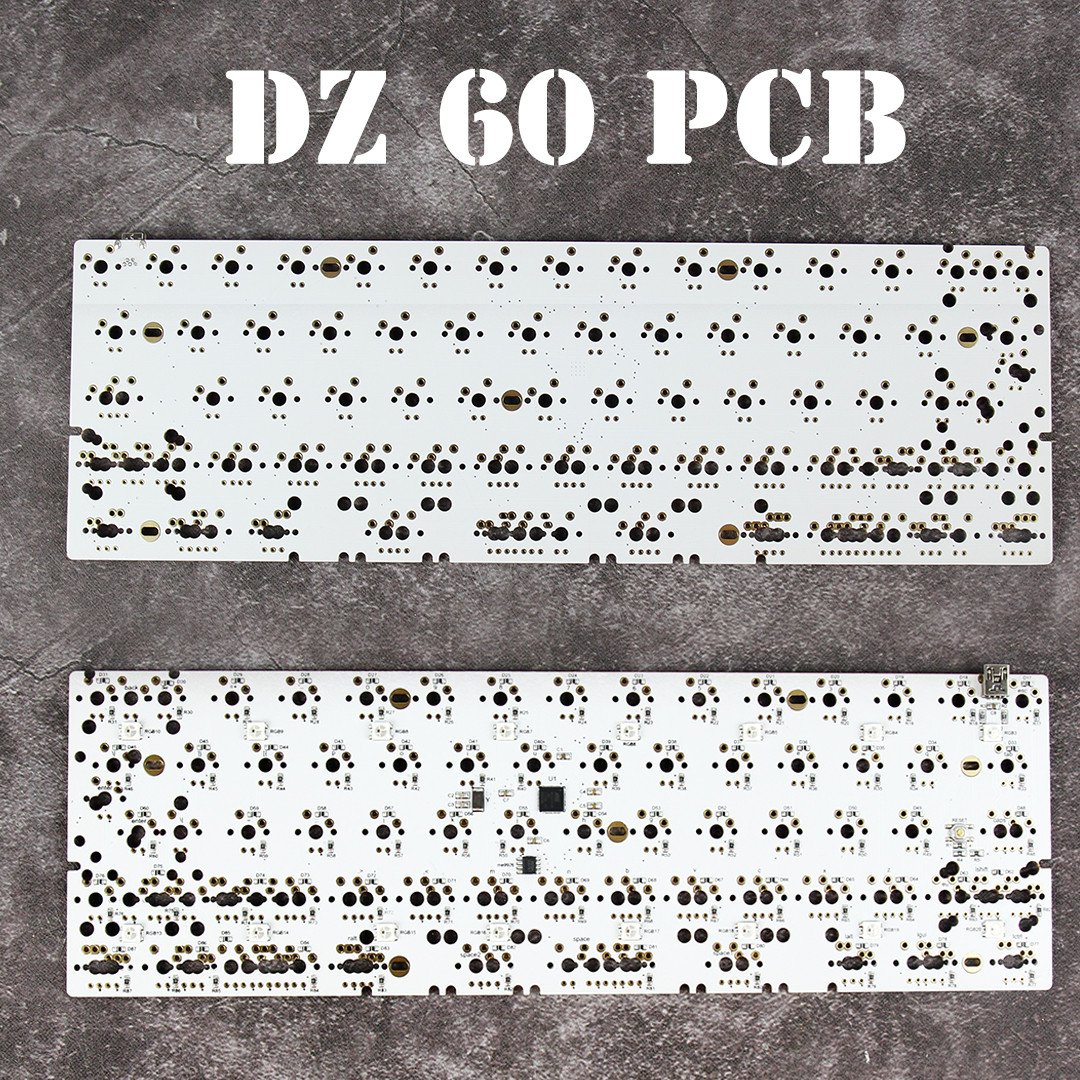 DZ60 REV 2.0 60% MECHANICAL KEYBOARD PCB