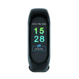 XANES MI3 0.96'' TFT IP68 Waterproof Smart Bracelet Remote Camera Sleep Blood Oxygen Monitor Smart Watch - Black