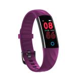 Goral S5 Stylish Design Color Display Smart Watch Visible Messages Remind Smart Breathing Lamp Watch - Purple