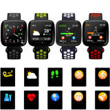 XANES F15 1.3  IPS Color Screen IP67 Waterproof Smart Watch Pedometer Heart Rate Blood Pressure Monitor Fitness Smart Bracelet - Black Gray