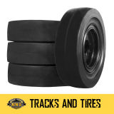 12-16.5 12x16.5 Flat-Proof Solid Rubber Skid Steer Tires - SD, HD, XD, or Smooth