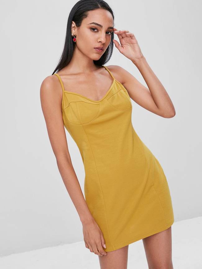 Slip Club Bodycon Dress - Earth Blue