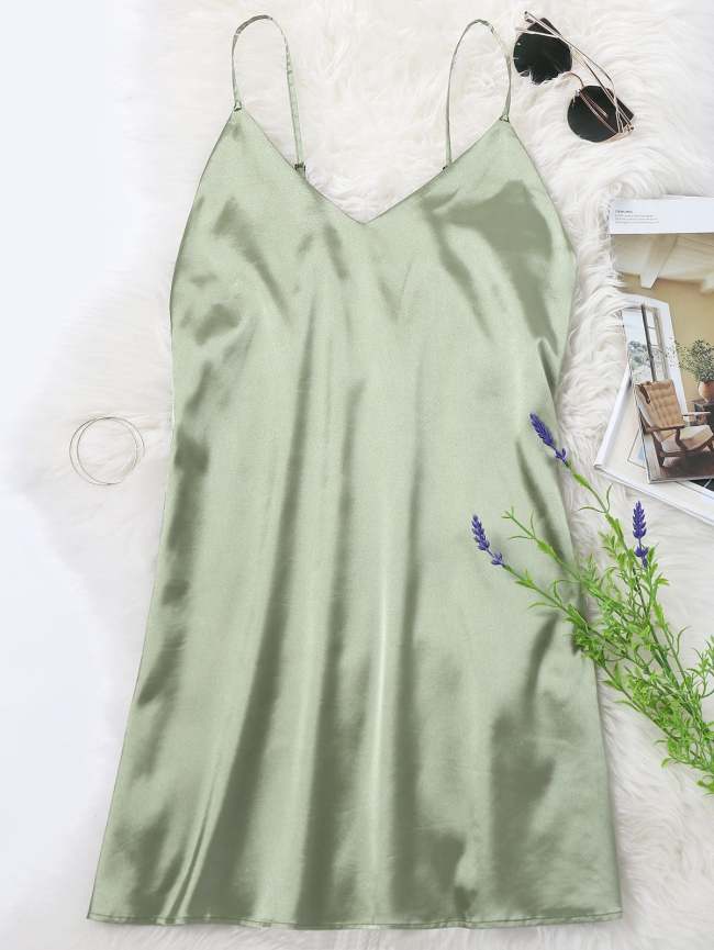 Cami Mini Summer Dress - Black