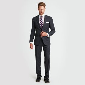 Upward Herringbone Suit