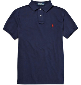 Custom fit cotton piqué Polo Shirt