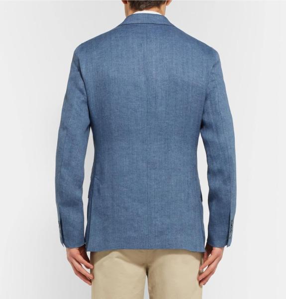 Hackett blue linen jacket